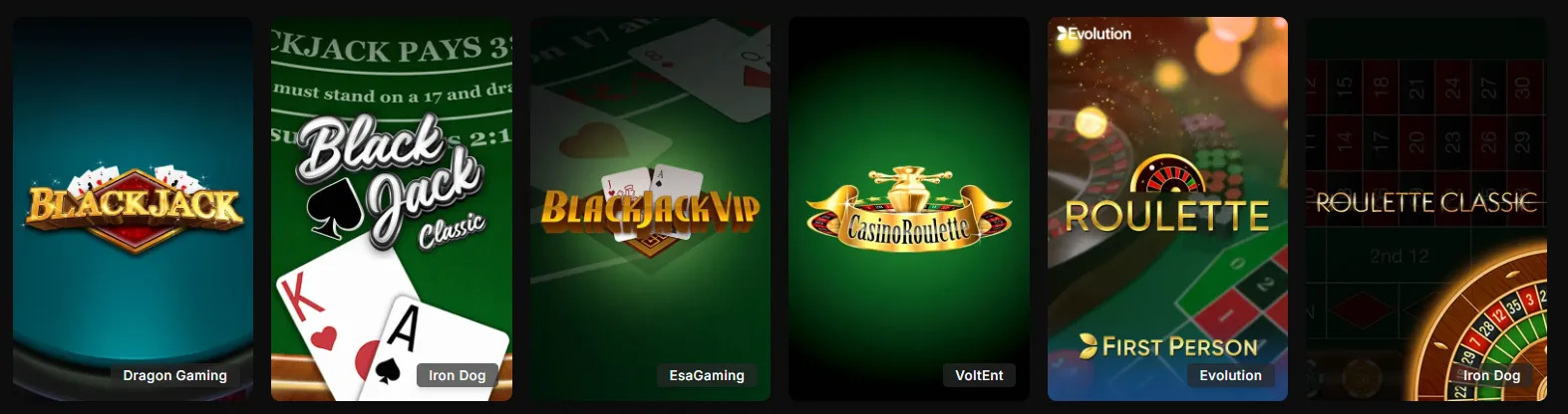 stakeprix Table games